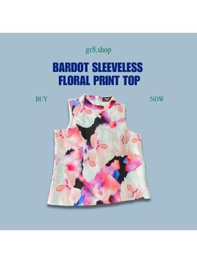 BARDOT Junior Sleeveless Floral Print Top For Girls US14